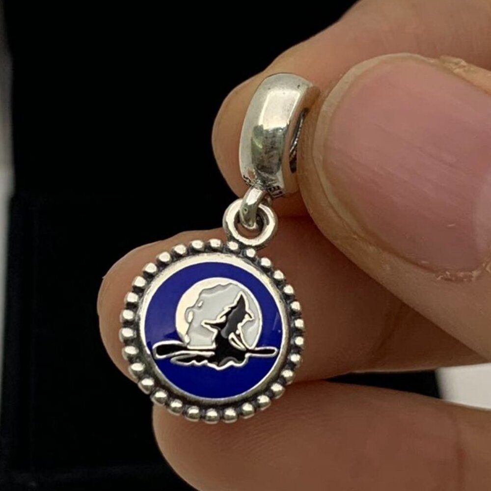 ✨🔥Pandora Halloween Evil Witch Vintage Beads Dangle Charm Pendant